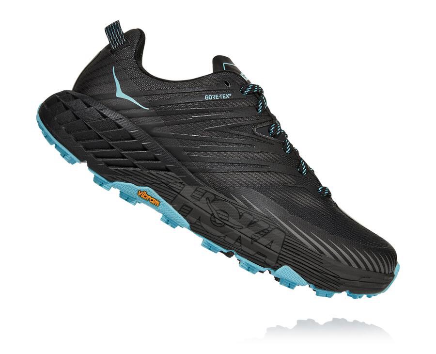 Chaussure Trail Hoka One One Speedgoat 4 Gore-Tex Femme - Noir - SQG-083765